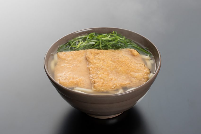 油豆腐烏冬(きつねうどん)(756円)
