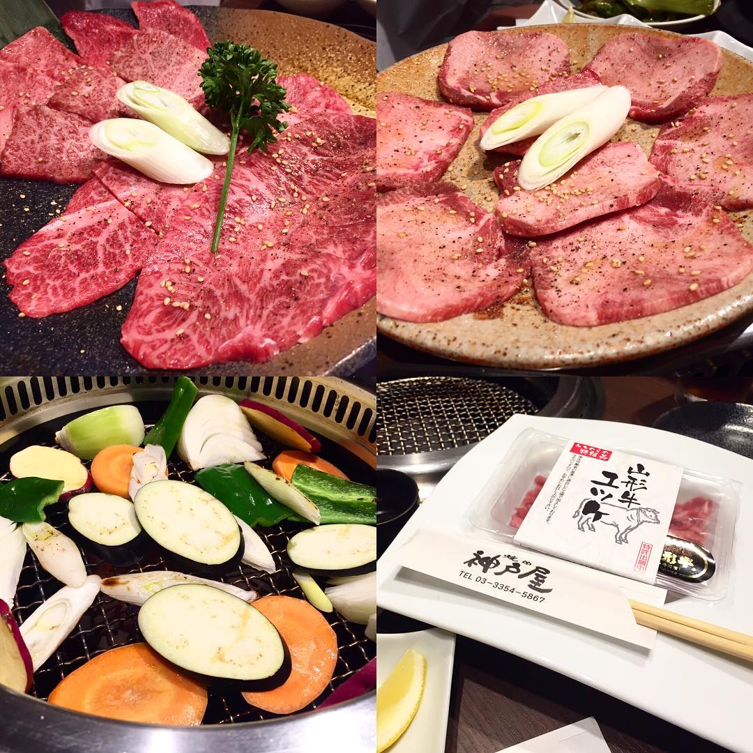 東京必食 新宿燒肉 神戶屋 山形牛 黑毛和牛 炭燒燒肉 但馬牛