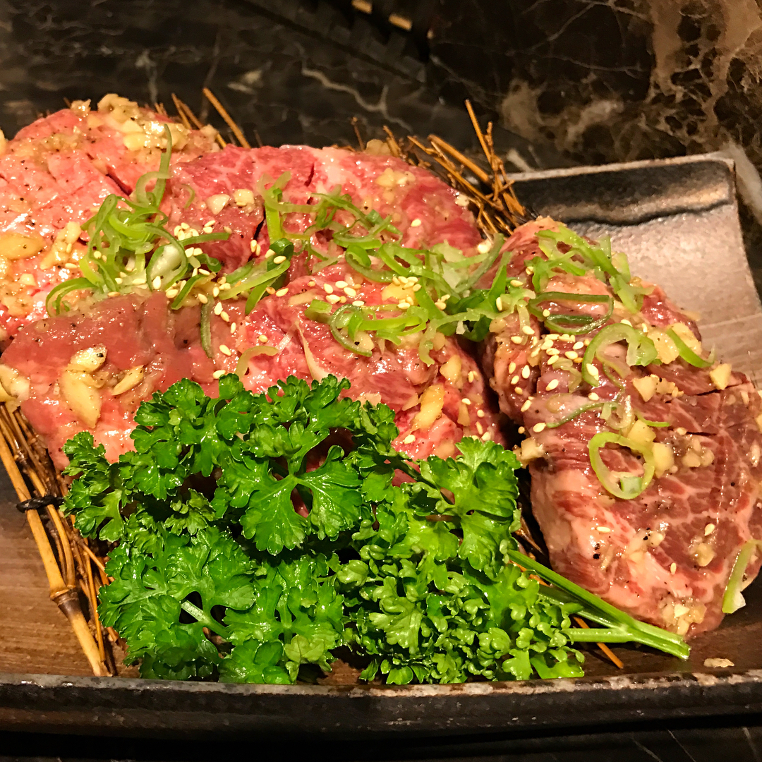 東京必食 新宿燒肉 炭火燒肉一丁目 和牛燒肉 最強厚切三品