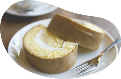 餵鹿必去！奈良超人氣棉花糖空氣蛋糕@ 空気ケーキ 空氣蛋糕卷(空気ロール　240円)