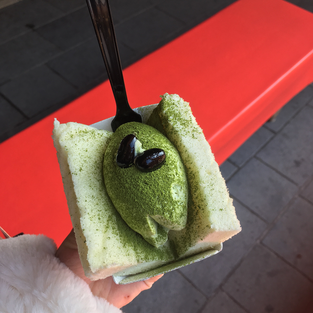 嵐山必食甜品篇：ARINCO (アリンコ) 京都嵐山本店 抹茶蛋糕三文治