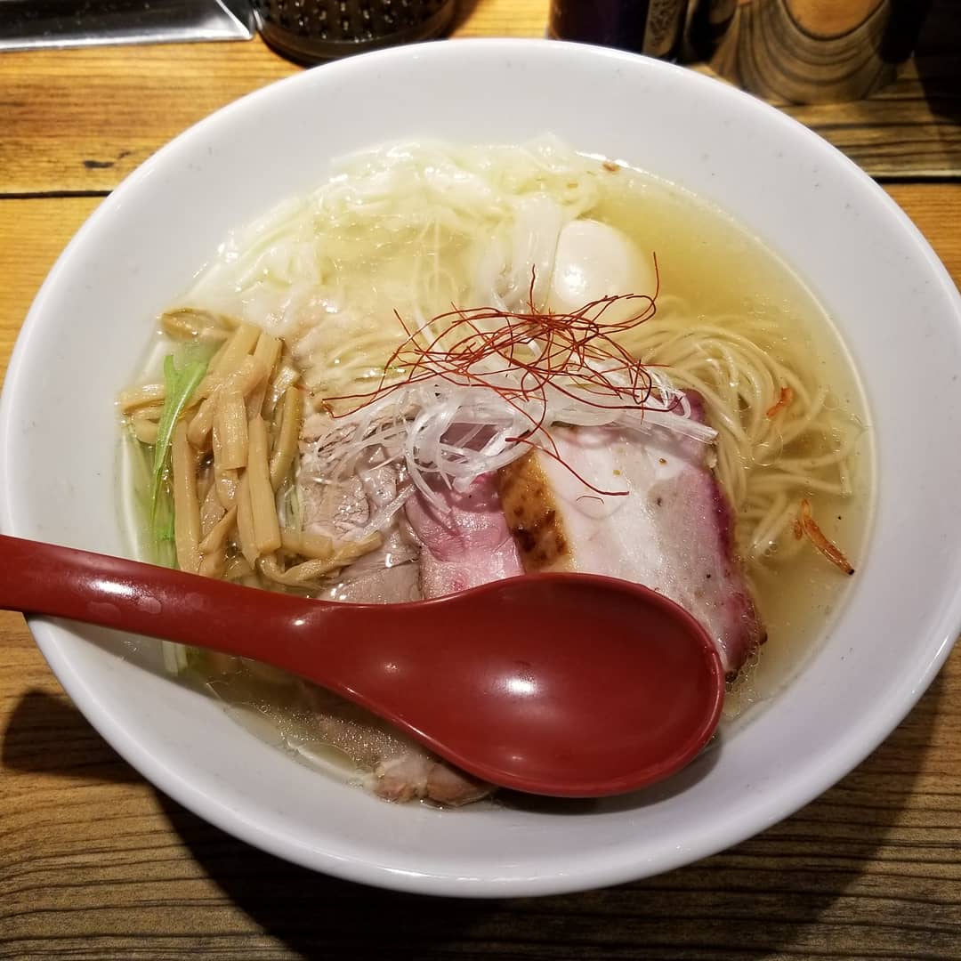 東京必食！新宿美食地圖(拉麵篇)麵屋 翔 - 香彩雞湯鹽拉麵