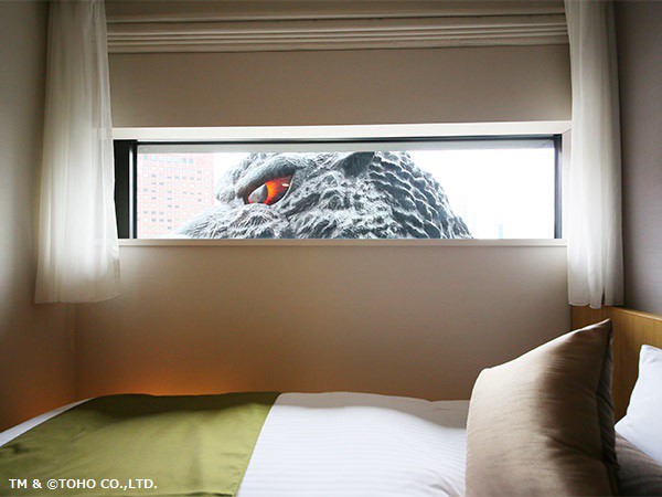日本必住！東京十大人氣酒店(前篇)格拉斯麗新宿酒店 Hotel Gracery Shinjuku - 「GODZILLA VIEW ROOM」