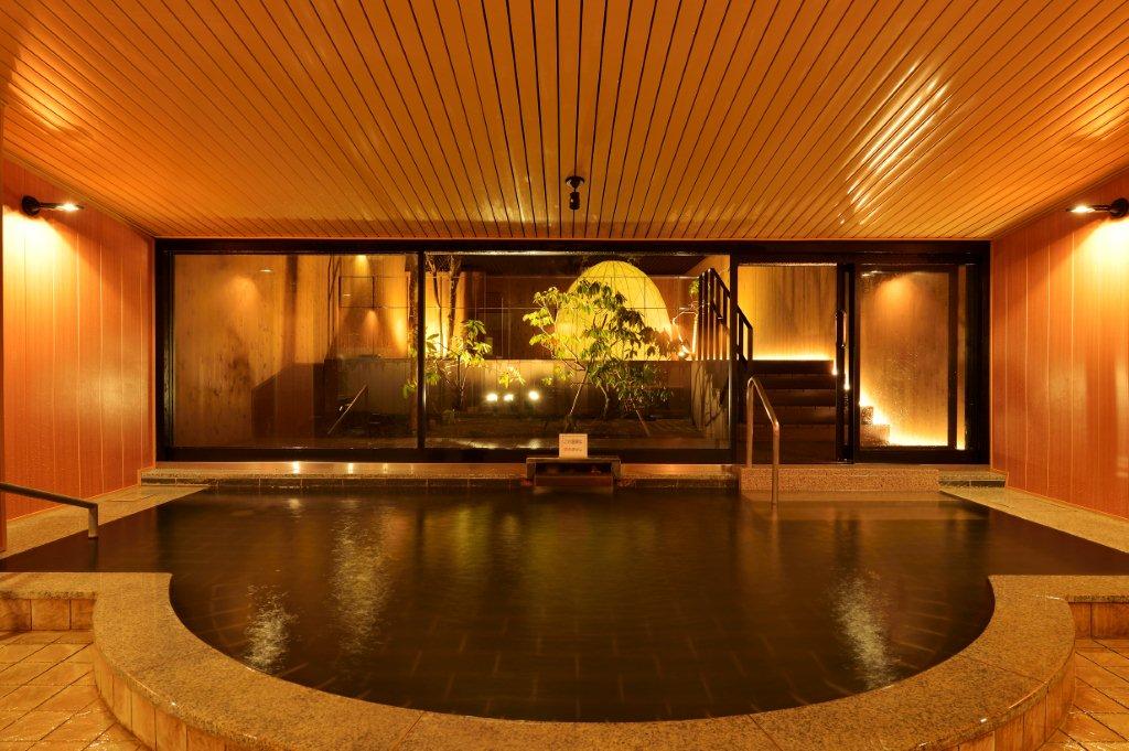箱根自由行一泊二食溫泉旅館推介 室內溫泉大浴場