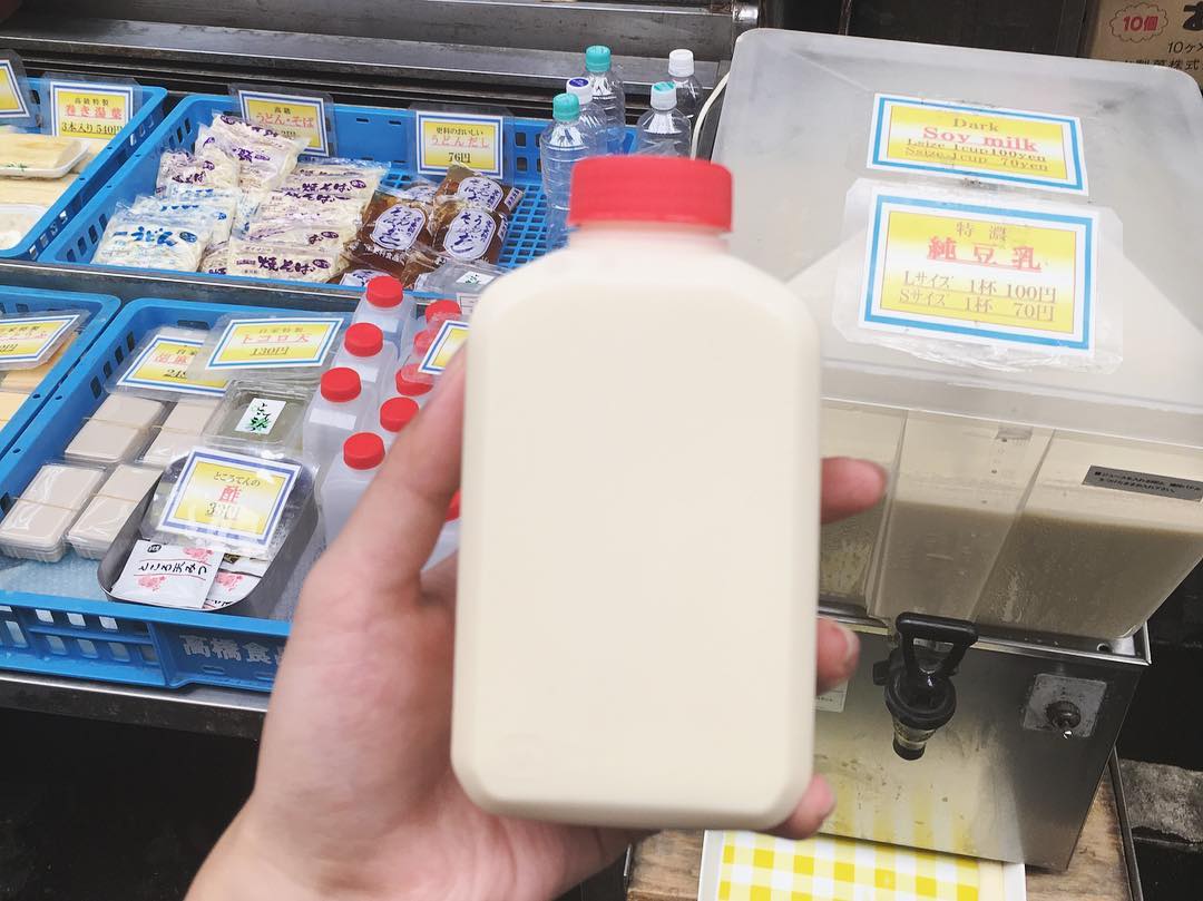 大阪黑門市場 豆乳