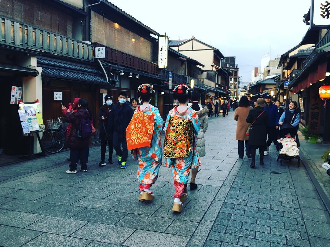 京都自由行行程：祇園花見小路還上藝妓