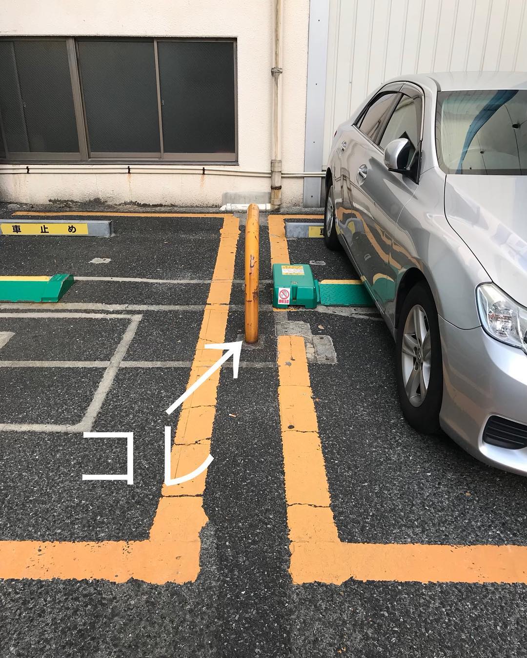日本停車場 擋板式停車場