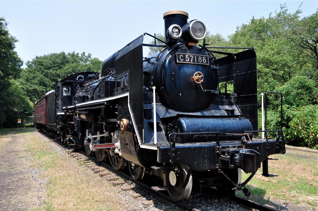 火車迷、鐵道迷必去：小金井公園SLC57型蒸汽火車