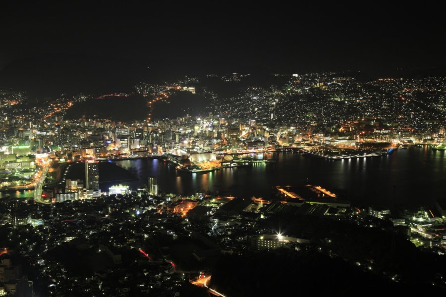 稻佐山夜景 長崎夜景 稻佐山展望台　Inasayama Tenbodai Nagasaki's Nightscape　稲佐山の夜景 九州夜景 九州秘境 九州景點 九州必去 九州自由行 九州自駕遊
