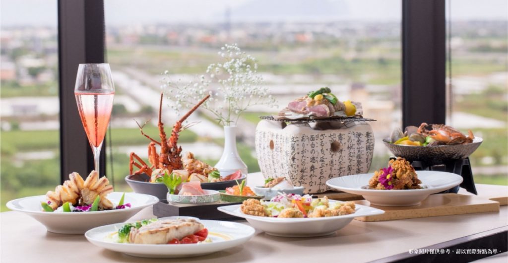 宜蘭礁溪溫泉酒店山形閣的主餐廳米澤廳供應無菜單料理，運用台灣及宜蘭的在地食材創作出大受好評的懷石料理
