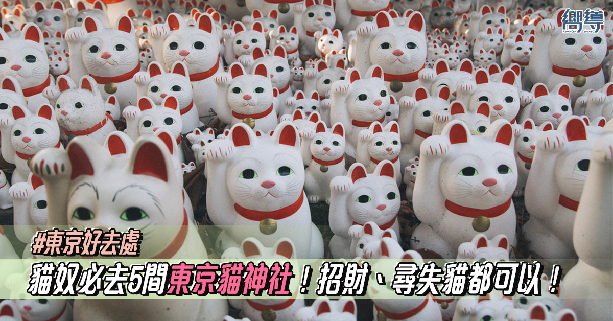 【東京好去處】貓奴必去東京貓神社、貓寺5選！招財、尋失貓都可以！
